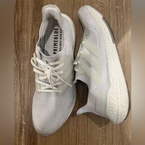 Adidas Mens white ultraboost running shoes size 12